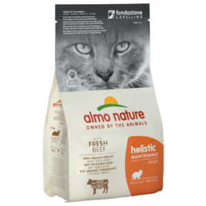 Catfood: Almo Nature Cat Holistic Adult - Rundvlees Rijst Holistic