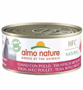 Catfood: Almo Nature HFC Tonijn en Kip