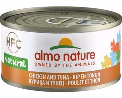 Catfood: Almo Nature Natural Kattenvoer Kip Tonijn