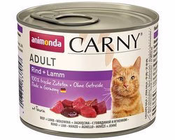 Catfood: Animonda Carny Adult Rundvlees + Lam