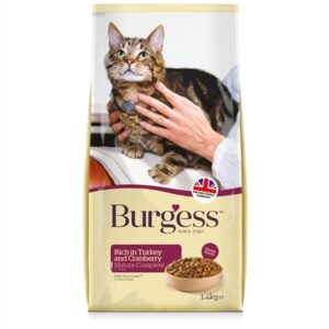 Catfood: Burgess Cat Senior Rijk Aan Kalkoen En Cranberry