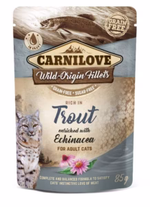 Catfood: Carnilove Pouch Forel Met Echinacea