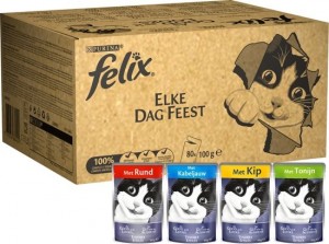 Catfood: Felix Multipack Pouch Elke Dag Feest