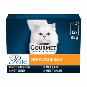 Catfood: Gourmet Perle Maaltijdzakjes Mini Filets Multipack - Eend 