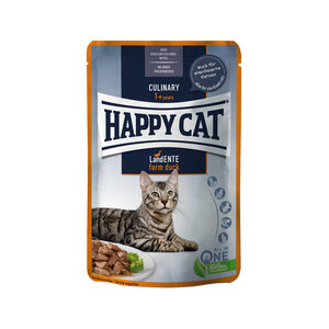 Catfood: Happy Cat Culinary Maaltijdzakje Eend