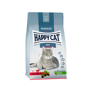 Catfood: Happy Cat Indoor Kattenvoer Rund