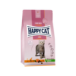 Catfood: Happy Cat Junior Kattenvoer Eend