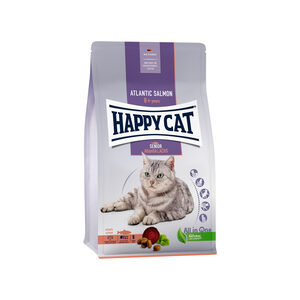Catfood: Happy Cat Senior Kattenvoer Zalm