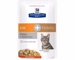Catfood: Hill's k/d + Mobility - Maaltijdzakje (Kip)