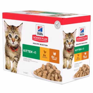 Catfood: Hill's Kitten Poultry Selection