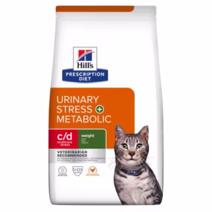 Catfood: Hill's Prescription Diet Metabolic + Urinary Stress Weight + Urinary Care kattenvoer kip