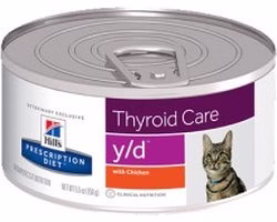 Catfood: Hill's Prescription Diet Y/D Thyroid Care nat kattenvoer