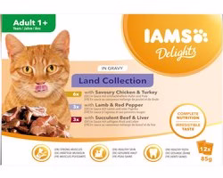 Catfood: IAMS Delights Land Delights Kalkoen
