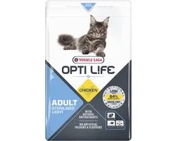Catfood: Opti Life Cat Sterilised/Light Kip