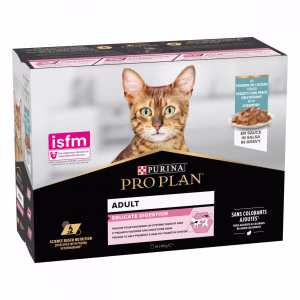 Catfood: Pro Plan Cat Nutri Savour Delicate Multipack - Oceaanvis 