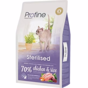 Catfood: Profine Sterilised Kattenvoer Kip Rijst