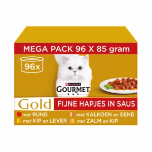 Catfood: Purina Gourmet Gold Fijne Hapjes in Saus