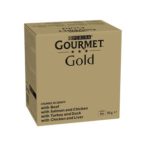Kattenvoer: Purina Gourmet Gold Fijne Hapjes in Saus
