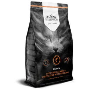Catfood: Riverwood Derma - Schotse Zalm & Witvis met Haring