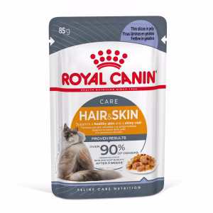 Catfood: Royal Canin Hair & Skin in Jelly
