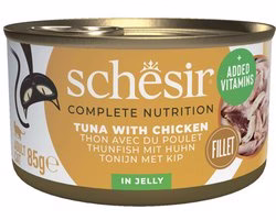 Catfood: Schesir In Gelatine Tonijn & Kipfilet