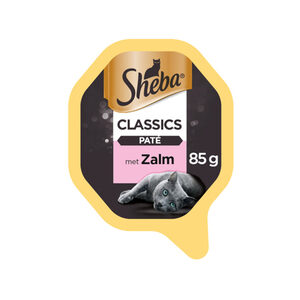 Catfood: Sheba Classics Paté - Zalm