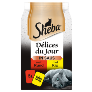Catfood: Sheba Délices Du Jour Rund & Kip in Saus