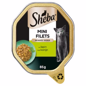 Catfood: Sheba Mini Filets in saus - Wild & Konijn
