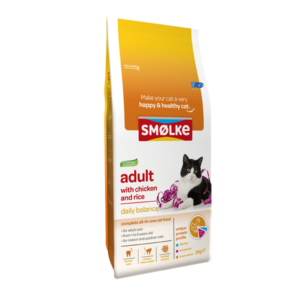Kattenvoer: Smølke Kat Adult Kip & Rijst