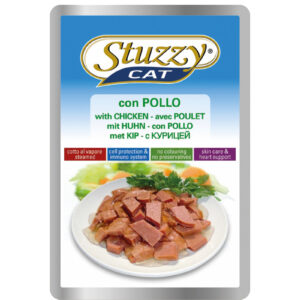 Catfood: Stuzzy Cat Pouch Chicken
