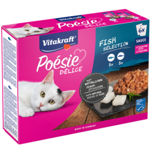 Catfood: Vitakraft Poesie Multipack Deli Sauce Vis Pouch 6x