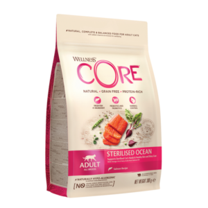 Catfood: Wellness Core Grain Free Cat Sterilised Zalm