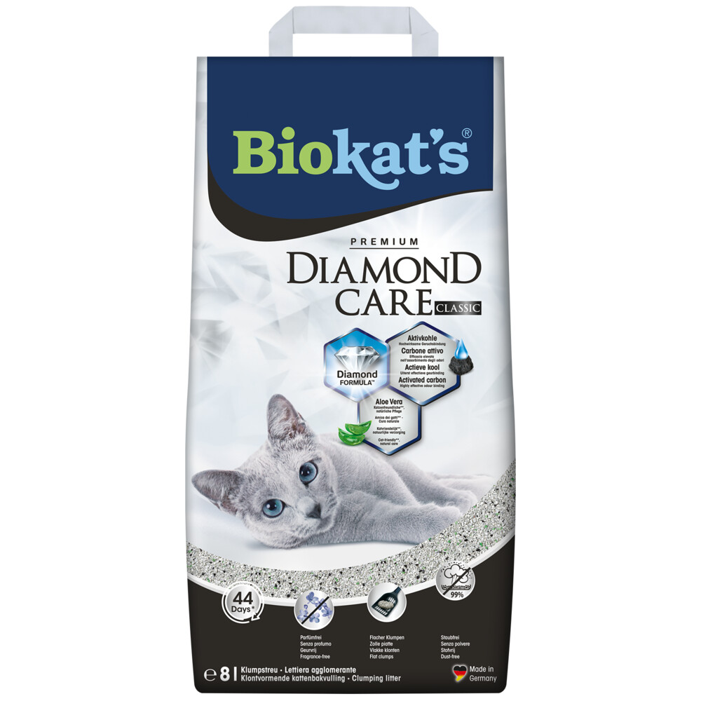 Kattenbakvulling: 2x Biokat's Kattenbakvulling Diamond Care Classic