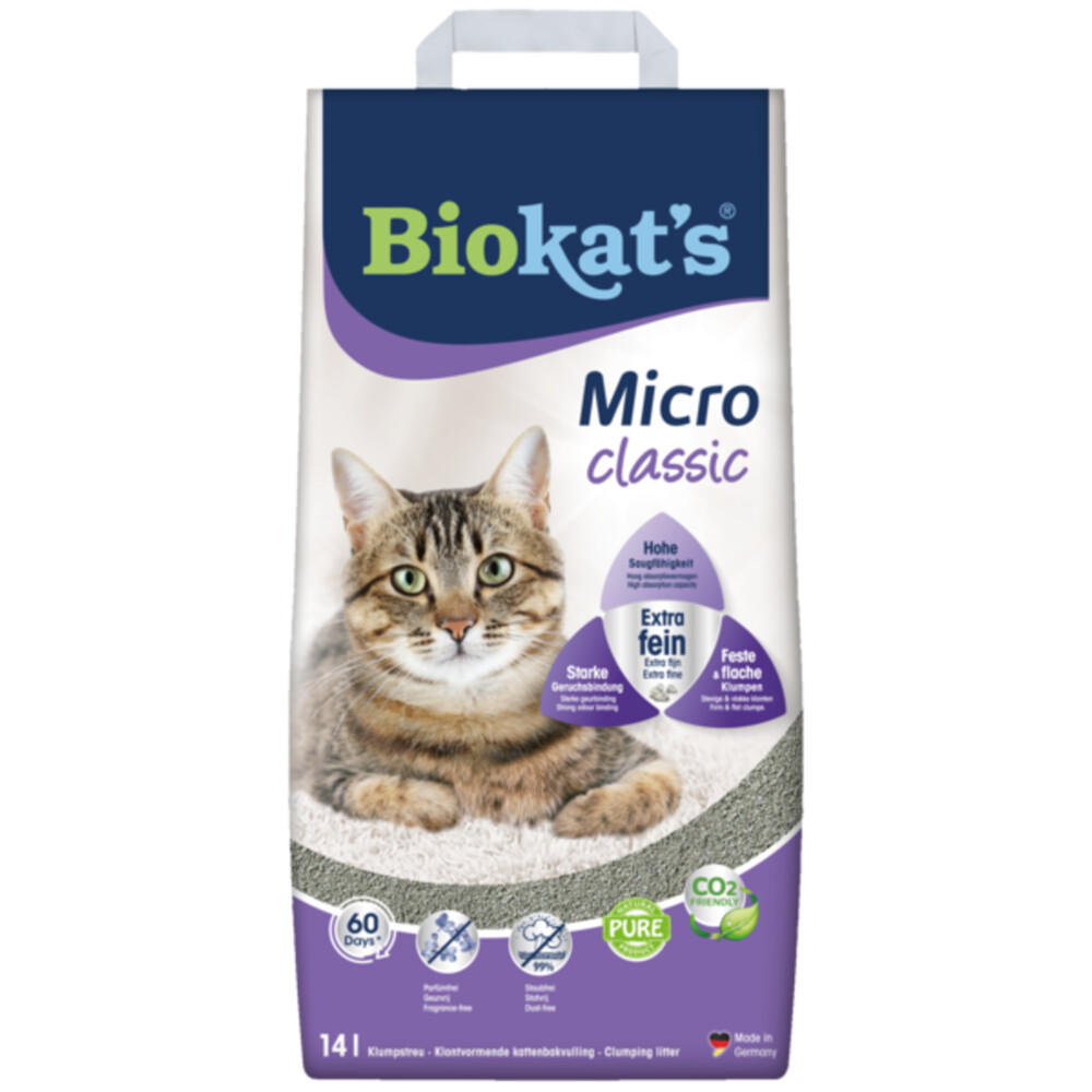 Kattenbakvulling: 2x Biokat's Kattenbakvulling Micro Classic