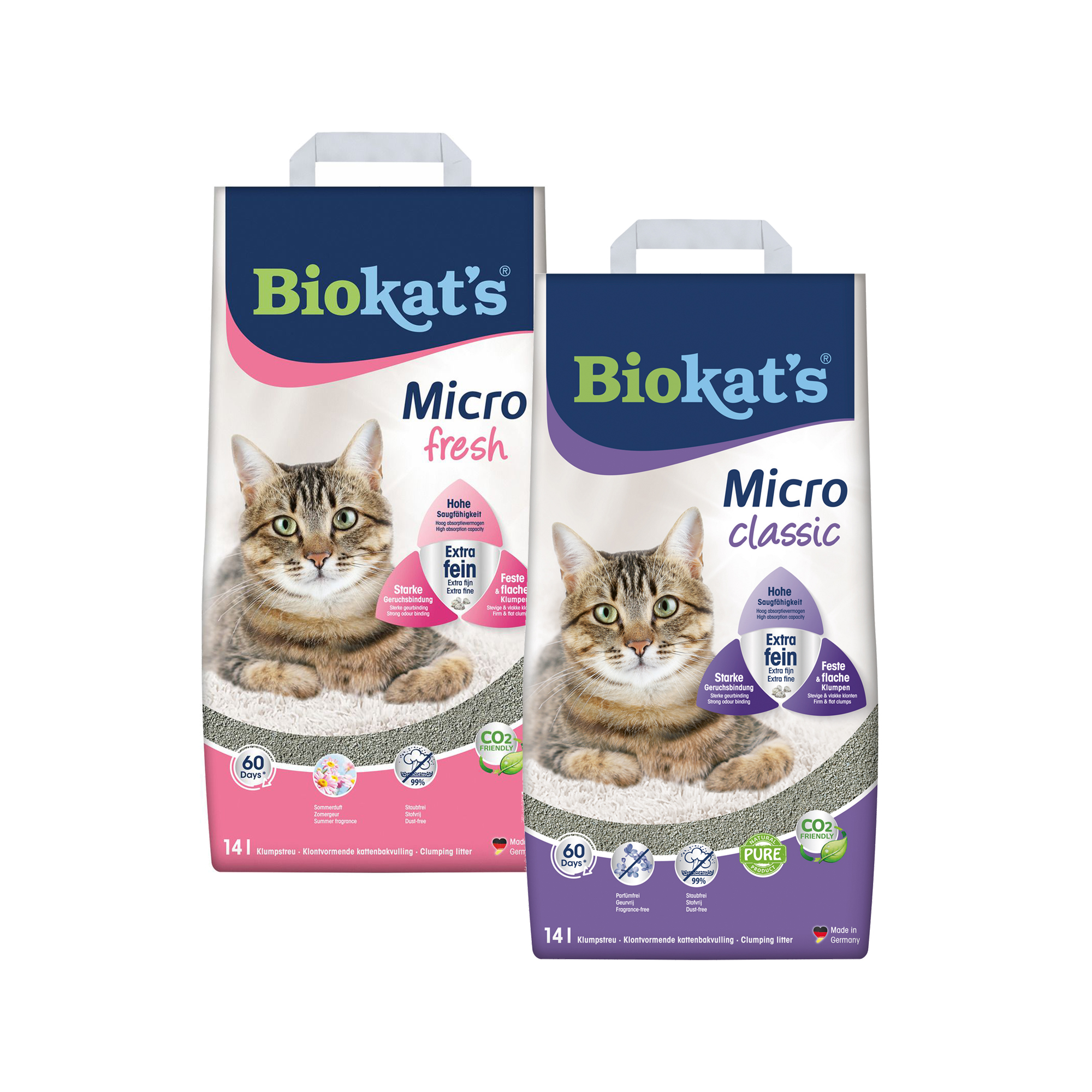 Kattenbakvulling: Biokat Micro Classic - 14 liter