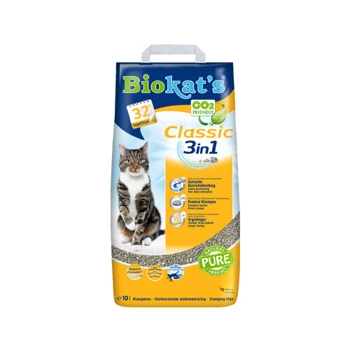 Kattenbakvulling: Biokat's Classic 3in1 - 10 L