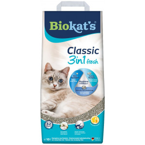 Kattenbakvulling: Biokat's Classic Fresh 3in1 Cotton Blossom kattenbakvulling