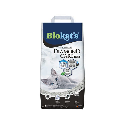 Kattenbakvulling: Biokat's Diamond Care - Classic - 2 x 8 Liter