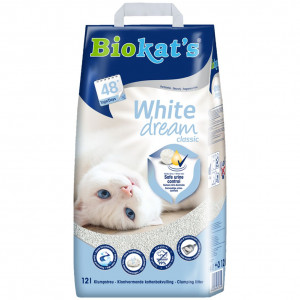 Kattenbakvulling: Biokat's White Dream classic kattengrit