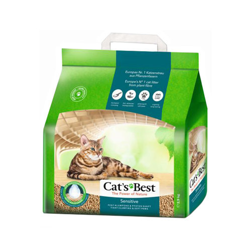 Kattenbakvulling: Cat's Best Sensitive - 20 L