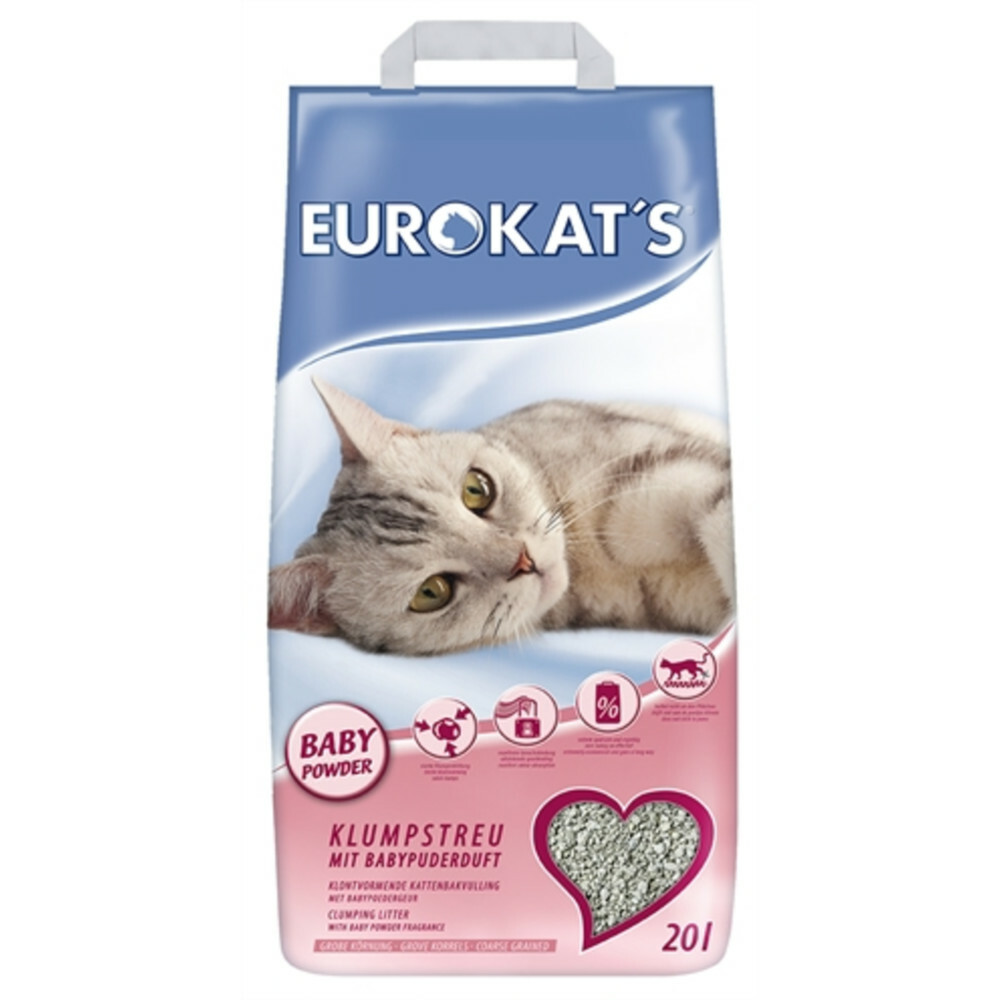 Kattenbakvulling: Eurokats Kattenbakvulling Babypoeder