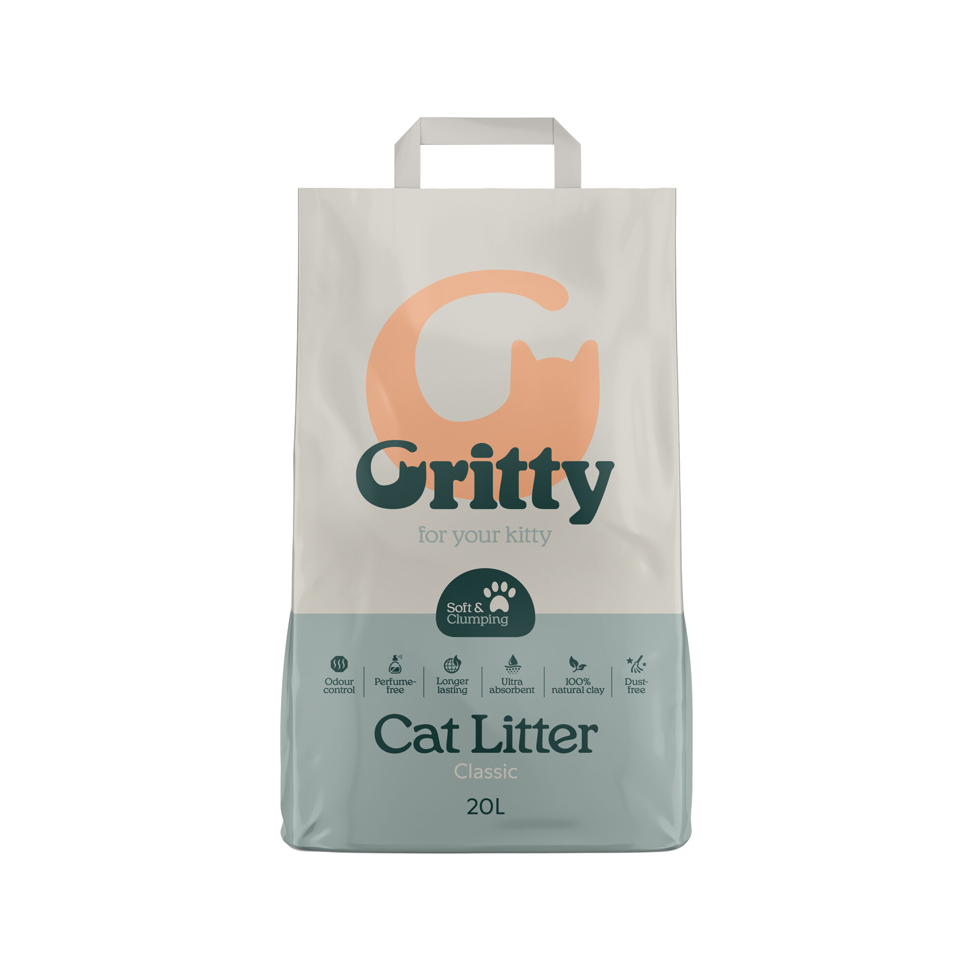 Kattenbakvulling: Gritty kattenbakvulling - 20 L
