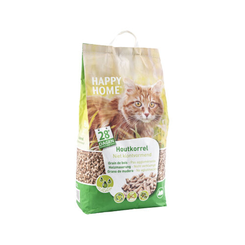 Kattenbakvulling: Happy Home Natural Wood Kattenbakvulling - 20 L