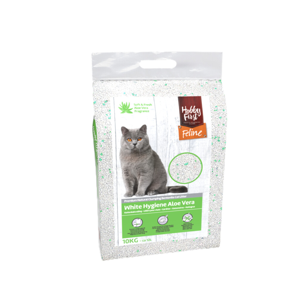 Kattenbakvulling: HobbyFirst Feline White Hygiëne Aloe Vera