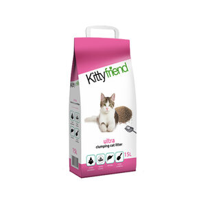 Kattenbakvulling: Kitty Friend Ultra - kattenbakvulling - 15l.