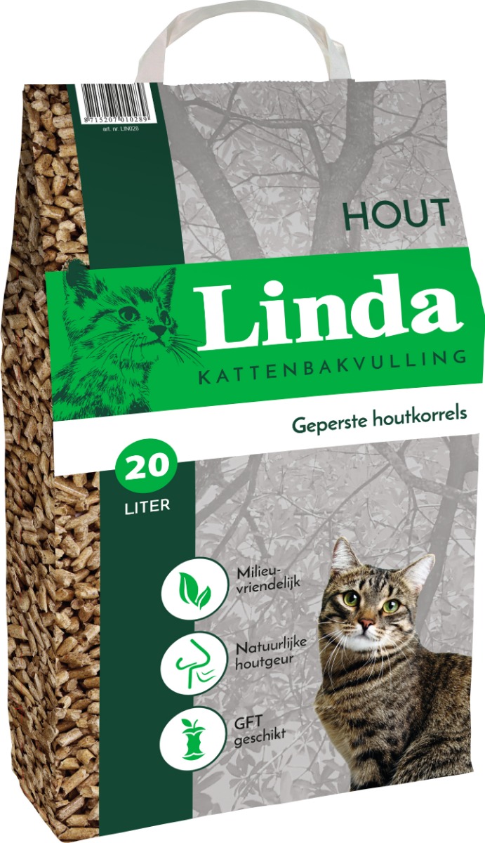 Kattenbakvulling: Linda kattenbakvulling Houtkorrel