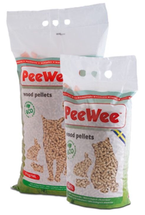 Kattenbakvulling: PeeWee Houtkorrels