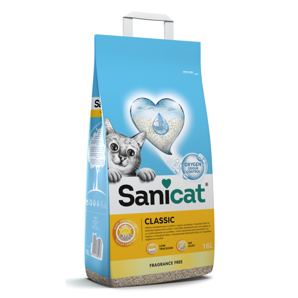 Kattenbakvulling: Sanicat Classic Kattenbakvulling Unscented