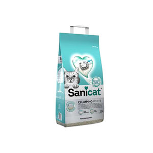 Kattenbakvulling: Sanicat Clumping White kattenbakvulling geurloos