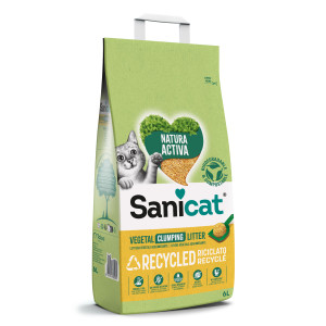 Kattenbakvulling: Sanicat maïs klontvormende kattenbakvulling